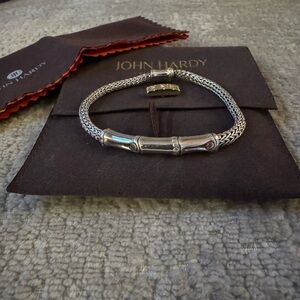 John Hardy Silver Bamboo Bracelet